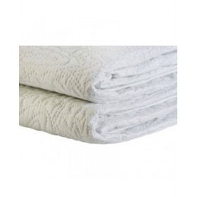 Trapunta DKD Home Decor Bianco Osimano 270 x 270 x 1 cm