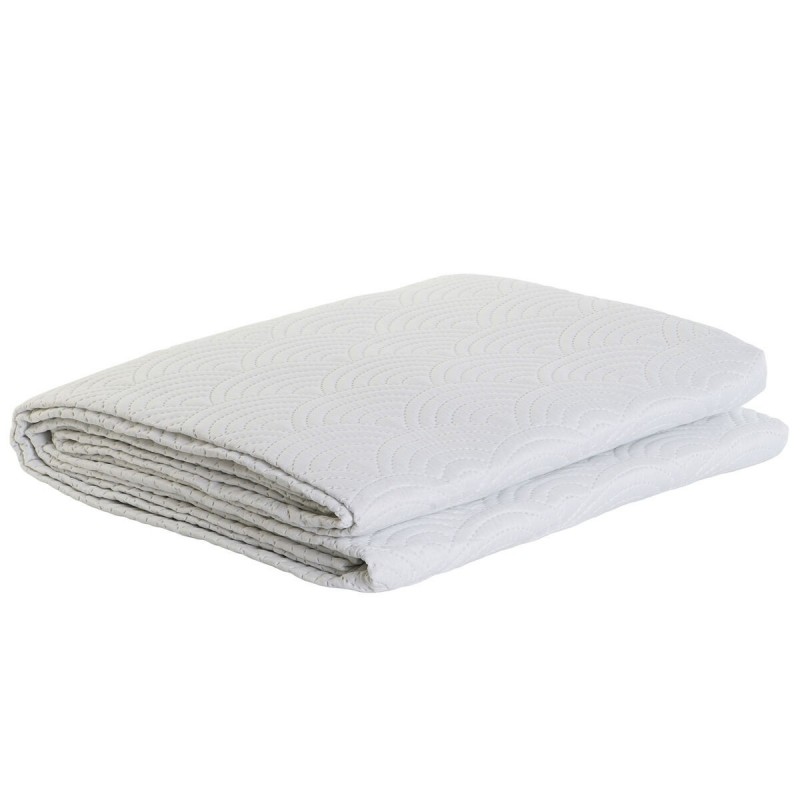 Trapunta DKD Home Decor Bianco Singolo Matrimoniale 180 x 260 x 1 cm