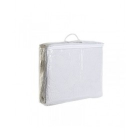 Trapunta DKD Home Decor Bianco Osimano 270 x 270 x 1 cm