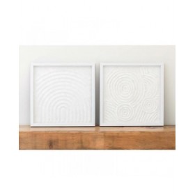 Quadro Home ESPRIT Bianco Naturale Moderno Scandinavo 35 x 2 x 35 cm