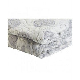 Trapunta DKD Home Decor Beige Grigio Singolo Matrimoniale 180 x 260 x 1 cm