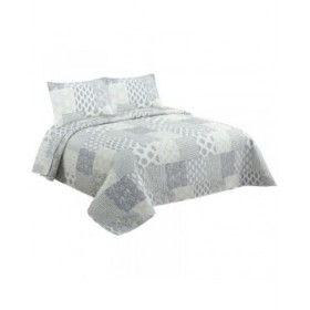 Trapunta DKD Home Decor Beige Ala francese 240 x 260 x 1 cm