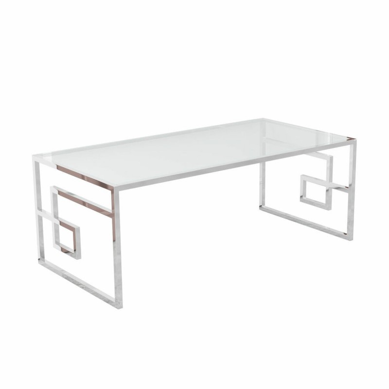 Tavolo aggiuntivo DKD Home Decor ‎S3023338 Cristallo Argentato Metallo Orientale (120 x 45 x 60 cm)