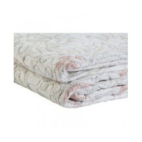 Trapunta DKD Home Decor Marrone Beige Singolo 180 x 260 x 1 cm