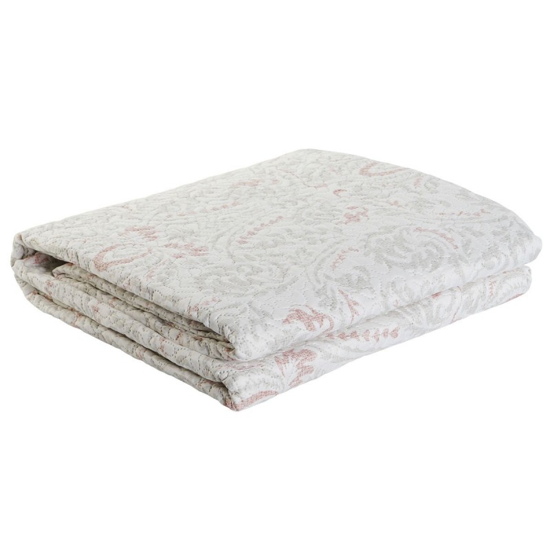 Trapunta DKD Home Decor Marrone Beige Osimano 270 x 270 x 1 cm