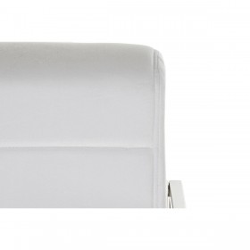 Sedia DKD Home Decor Poliestere Acciaio Bianco (56 x 68 x 92 cm)