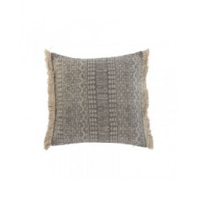 Cuscino Home ESPRIT Grigio Naturale Boho 45 x 8 x 45 cm