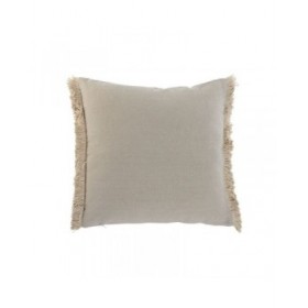 Cuscino Home ESPRIT Grigio Naturale Boho 45 x 8 x 45 cm