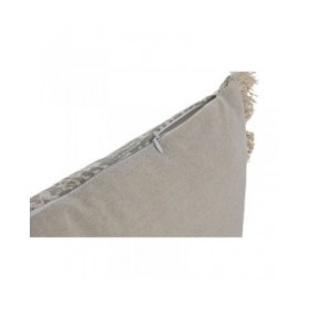 Cuscino Home ESPRIT Grigio Naturale Boho 45 x 8 x 45 cm