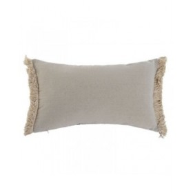Cuscino Home ESPRIT Grigio Naturale Boho 50 x 8 x 30 cm