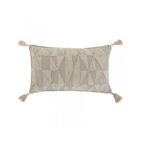 Cuscino Home ESPRIT Beige Naturale Boho 50 x 8 x 30 cm