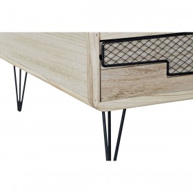 Mobile TV DKD Home Decor Metallo Legno di  paulownia (115 x 61 x 43 cm)
