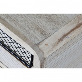 Mobile TV DKD Home Decor Metallo Legno di  paulownia (115 x 61 x 43 cm)
