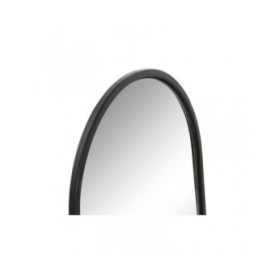 Specchio da parete Home ESPRIT Nero Cristallo Ferro 20 x 8,5 x 25 cm