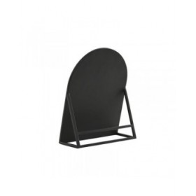 Specchio da parete Home ESPRIT Nero Cristallo Ferro 20 x 8,5 x 25 cm