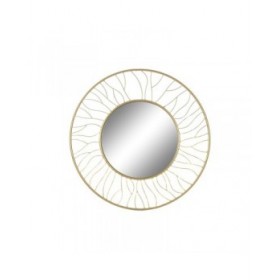 Specchio da parete Home ESPRIT Dorato 70 x 2 x 70 cm