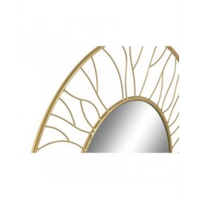 Specchio da parete Home ESPRIT Dorato 70 x 2 x 70 cm