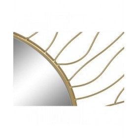 Specchio da parete Home ESPRIT Dorato 70 x 2 x 70 cm