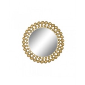 Specchio da parete Home ESPRIT Dorato 70 x 3 x 70 cm