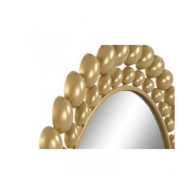 Specchio da parete Home ESPRIT Dorato 70 x 3 x 70 cm