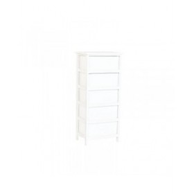 Cassettiera Home ESPRIT Bianco Cottage Decapaggio 40 x 29 x 90 cm