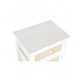 Cassettiera Home ESPRIT Bianco Cottage Decapaggio 40 x 29 x 90 cm