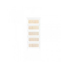 Cassettiera Home ESPRIT Bianco Cottage Decapaggio 40 x 29 x 90 cm