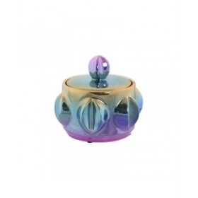 Vaso Home ESPRIT Multicolore Gres Moderno 15 x 15 x 14 cm