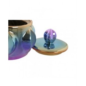 Vaso Home ESPRIT Multicolore Gres Moderno 15 x 15 x 14 cm