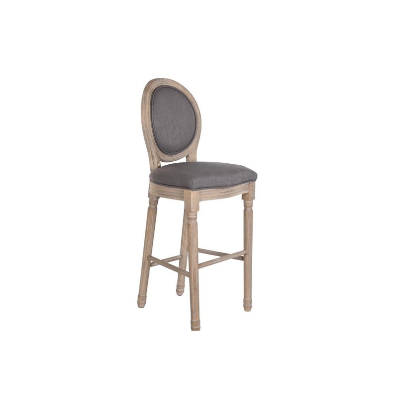Sgabello DKD Home Decor Grigio scuro Abete 48 x 54 x 118 cm