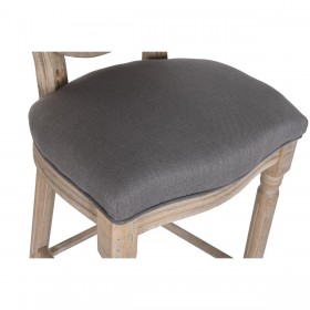 Sgabello DKD Home Decor Grigio scuro Abete 48 x 54 x 118 cm