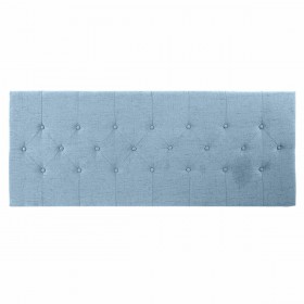 Testiera del Letto DKD Home Decor Azzurro Legno d'albero della gomma 160 x 7 x 65 cm