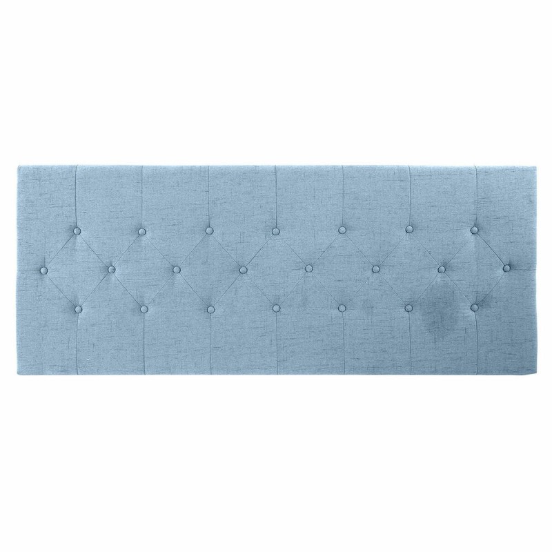 Testiera del Letto DKD Home Decor Azzurro Legno d'albero della gomma 160 x 7 x 65 cm