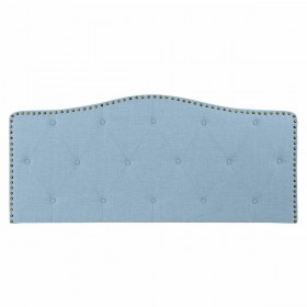 Testiera del Letto DKD Home Decor Azzurro Beige Celeste Legno d'albero della gomma 146 x 6 x 68 cm