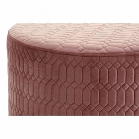 Poggiapiedi DKD Home Decor Rosa Legno MDF Sixties 55 x 55 x 35 cm