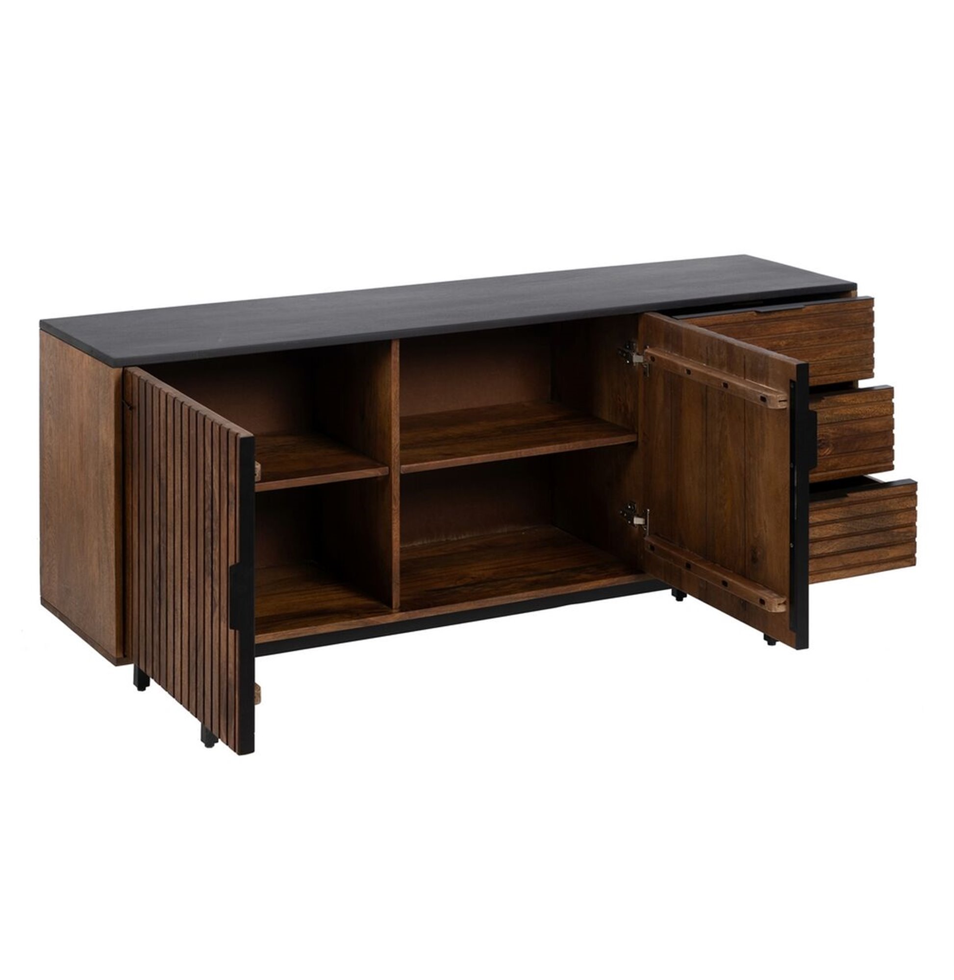 Credenza DKD Home Decor Metallo Legno di mango (140 x 40 x 111 cm)