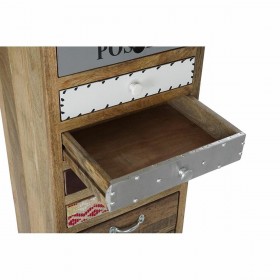 Cassettiera DKD Home Decor Metallo Legno di mango (45 x 35 x 120 cm)