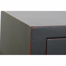 Ingresso DKD Home Decor Legno Abete Legno MDF Azzurro Multicolore 95 x 24 x 79 cm