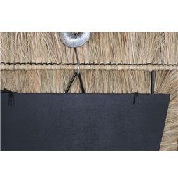 Poggiapiedi DKD Home Decor Scandi Grigio Dorato Metallo Velluto 42 x 42 x 45 cm