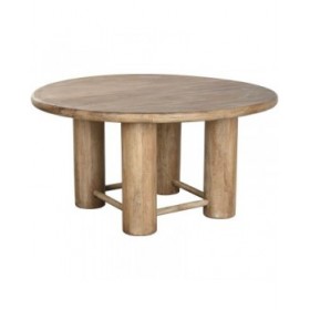 Tavolo da Pranzo Home ESPRIT Marrone Legno di mango 150 x 150 x 78,7 cm