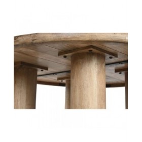 Tavolo da Pranzo Home ESPRIT Marrone Legno di mango 150 x 150 x 78,7 cm