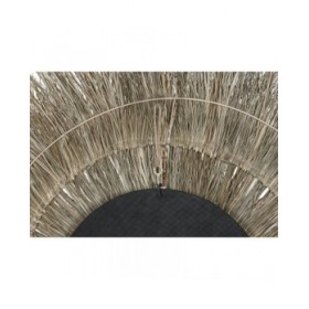 Specchio da parete Home ESPRIT Marrone Naturale Tropicale 130 x 17 x 130 cm