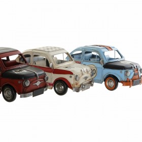 Veicolo DKD Home Decor 27 x 13 x 12 cm Macchina Vintage (3 Pezzi)