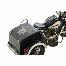 Statua Decorativa DKD Home Decor Nero Verde Moto Vintage 16 x 37 x 19 cm (2 Unità) (1 Unità)