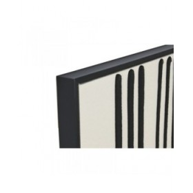 Quadro Home ESPRIT Bianco Nero Città (2 Unità)
