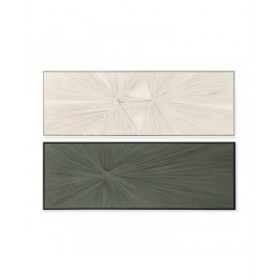 Quadro Home ESPRIT Verde Beige Moderno 153 x 4,5 x 53 cm (2 Unità)