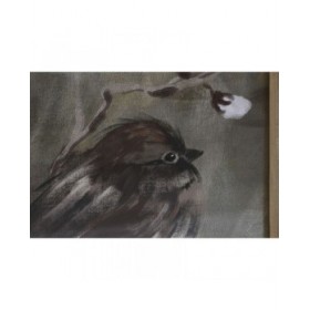 Quadro Home ESPRIT Verde Uccelli Shabby Chic 50 x 2 x 50 cm (4 Unità)