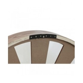 Orologio da Parete Home ESPRIT Naturale Legno Metallo 80 x 9,5 x 80 cm