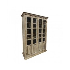 Stand Espositore Home ESPRIT Bianco Legno di mango 135 x 50 x 210 cm