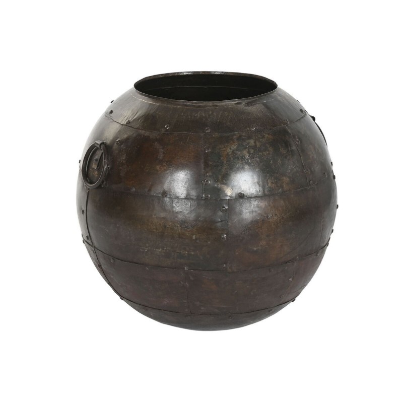 Vaso Home ESPRIT Marrone Ferro 50 x 50 x 50 cm